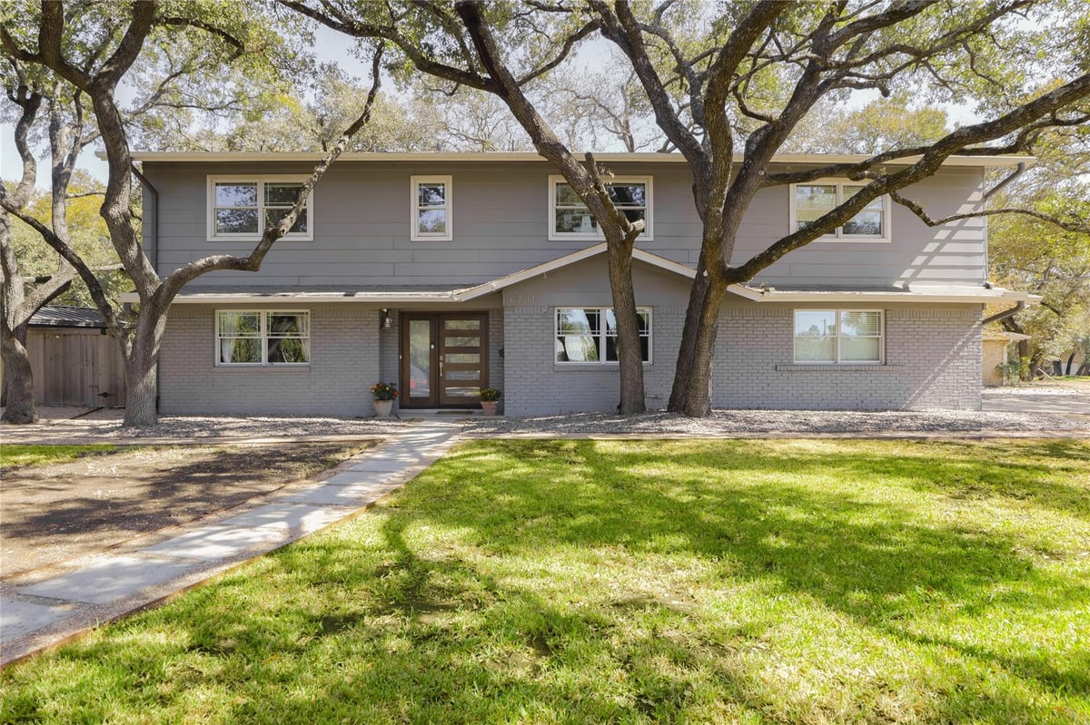 View 6701 Mesa Dr in Northwest Hills Sec 06 6701 Mesa Dr - front exterior - Luxury home in Northwest Hills Sec 06, Austin, TX