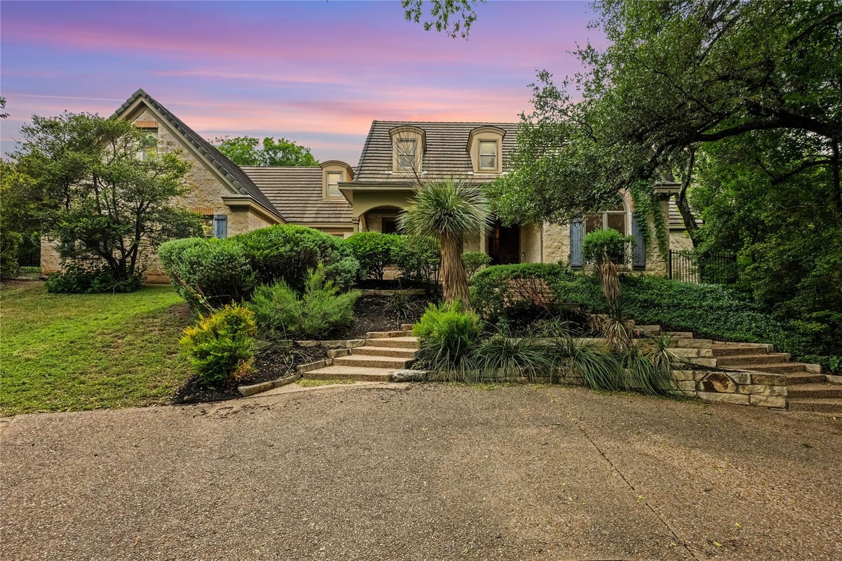 View 6702 Vireo CV in Bee Creek Hills 6702 Vireo CV - front exterior - Luxury home in Bee Creek Hills, Austin, TX