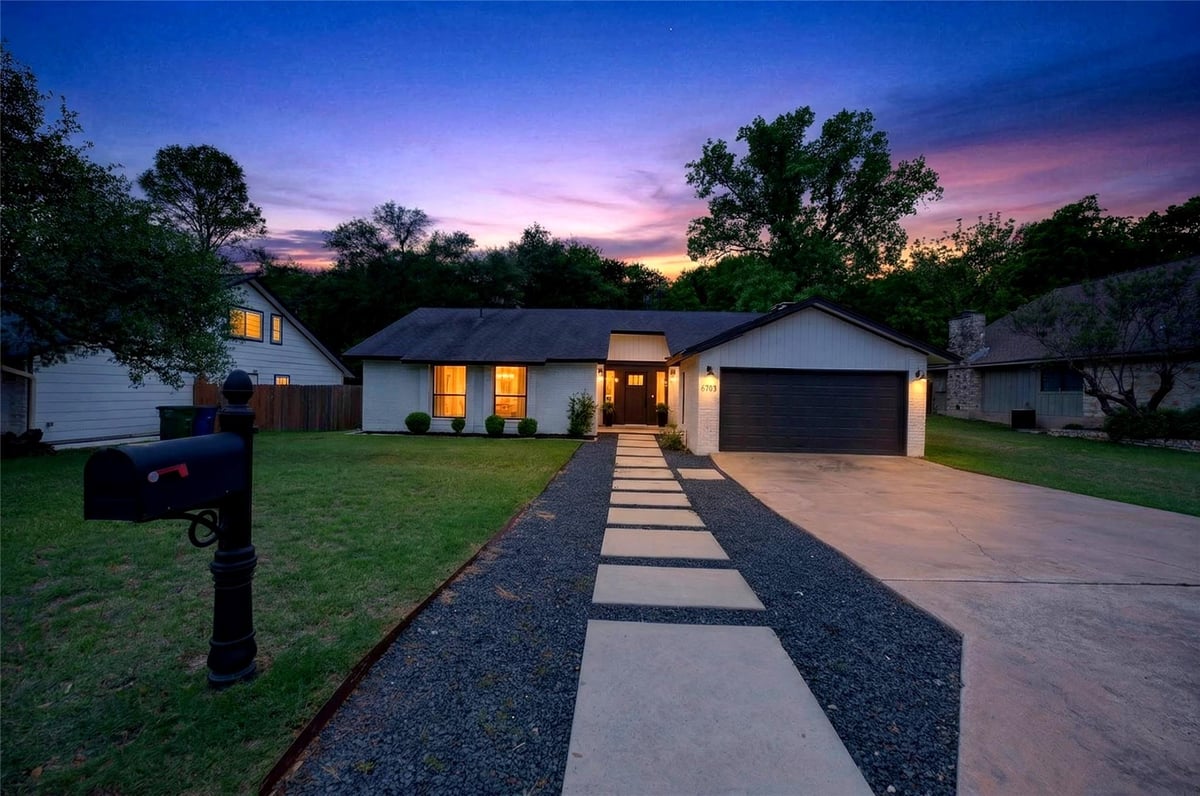View 6703 Danwood Dr in Oak Forest Sec 02 6703 Danwood Dr - front exterior - Luxury home in Oak Forest Sec 02, Austin, TX