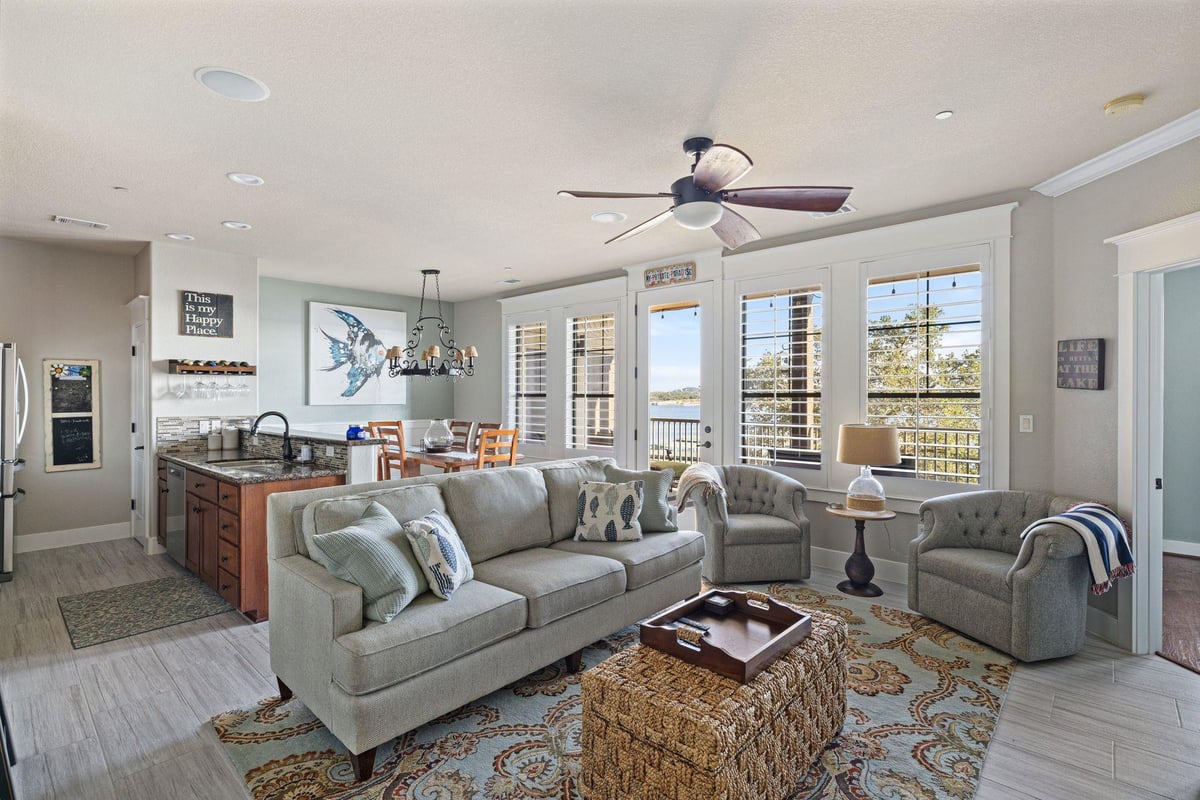 Primary bedroom at 6704 Lantern View Dr Unit #202 - 3 bed 2 bath home