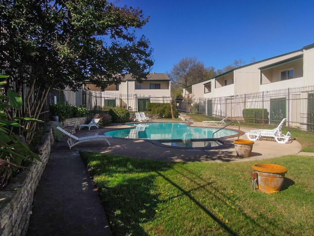 View 6718 SILVERMINE Dr Unit #103 in Valley View Village Condo 6718 SILVERMINE Dr Unit #103 - front exterior - Luxury home in Valley View Village Condo, Austin, TX