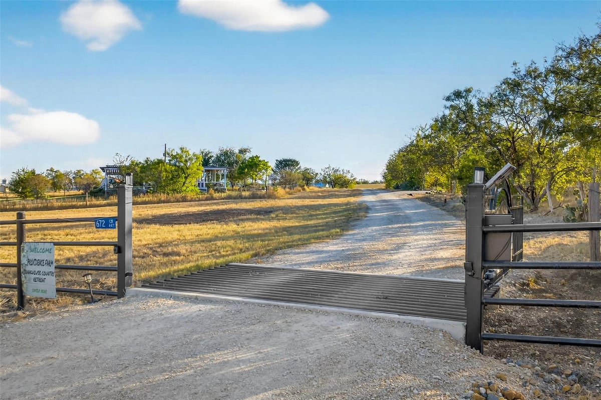 View 672 County Road 447 in legal 672 County Road 447 - front exterior - Luxury home in legal, Waelder, TX
