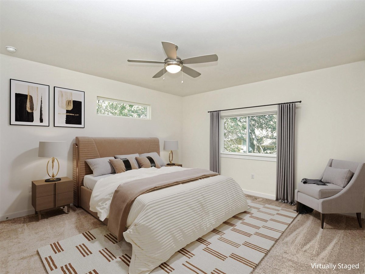 Primary bedroom at 6800 Menchaca Rd Unit #45 - 3 bed 2 bath home
