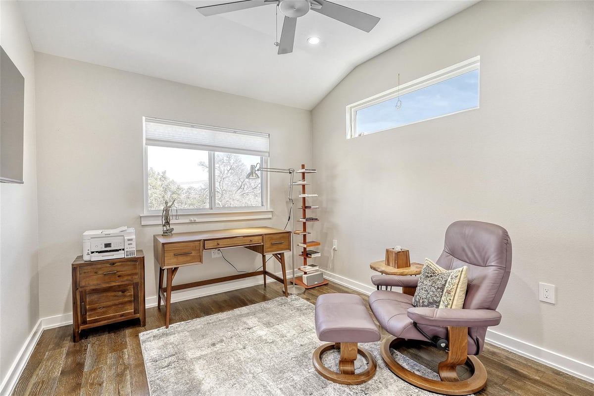 Primary bedroom at 6800 Menchaca Rd Unit #5 - 3 bed 3 bath home