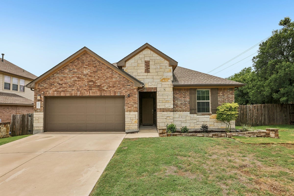 View 6801 Banff CV in Bellingham Mdws Sec 2 6801 Banff CV - front exterior - Luxury home in Bellingham Mdws Sec 2, Austin, TX