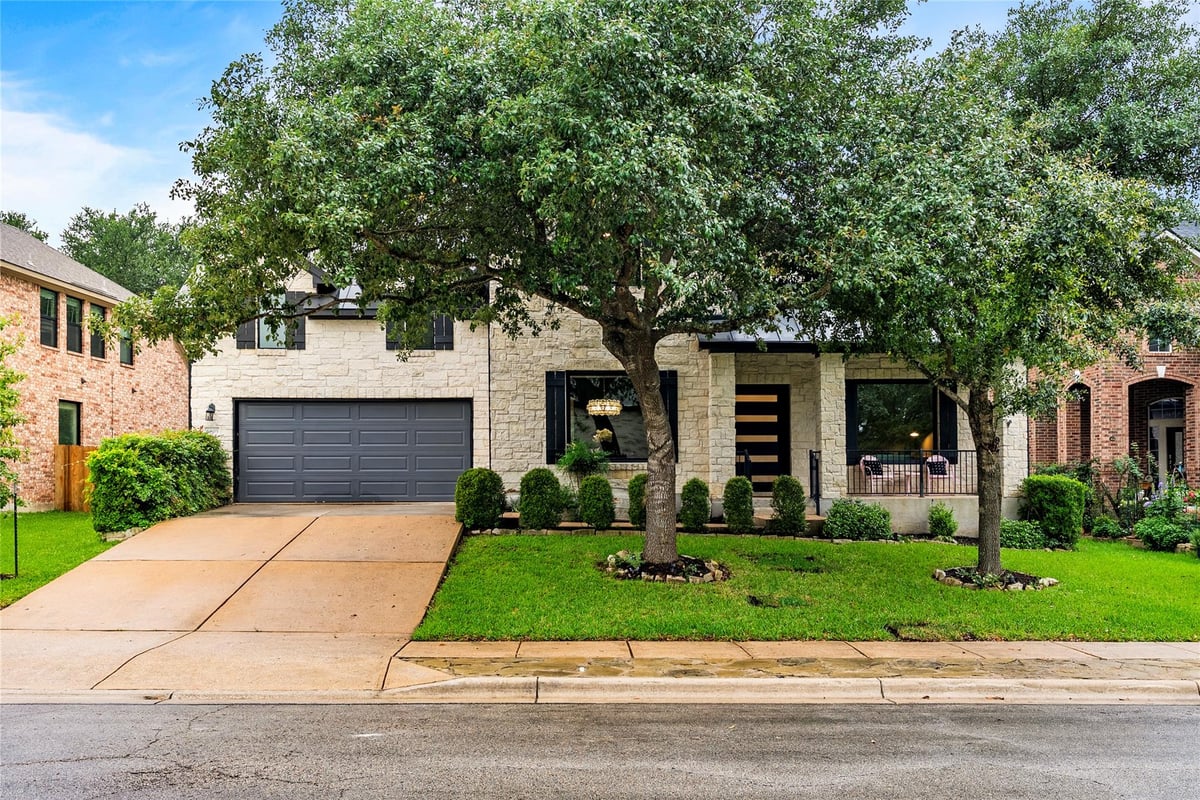 View 6805 Blissfield Dr in Circle C 6805 Blissfield Dr - front exterior - Luxury home in Circle C, Austin, TX