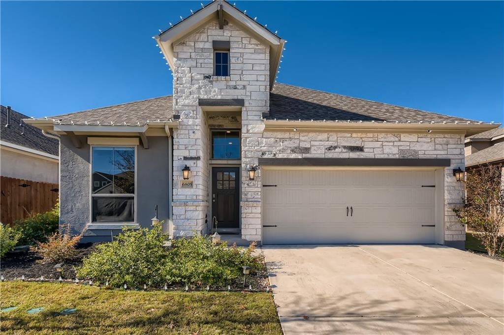 6805 Llano Stage TRL - front exterior - Luxury home in Sweetwater Ranch Sec 2 Village P3a, Austin, TX