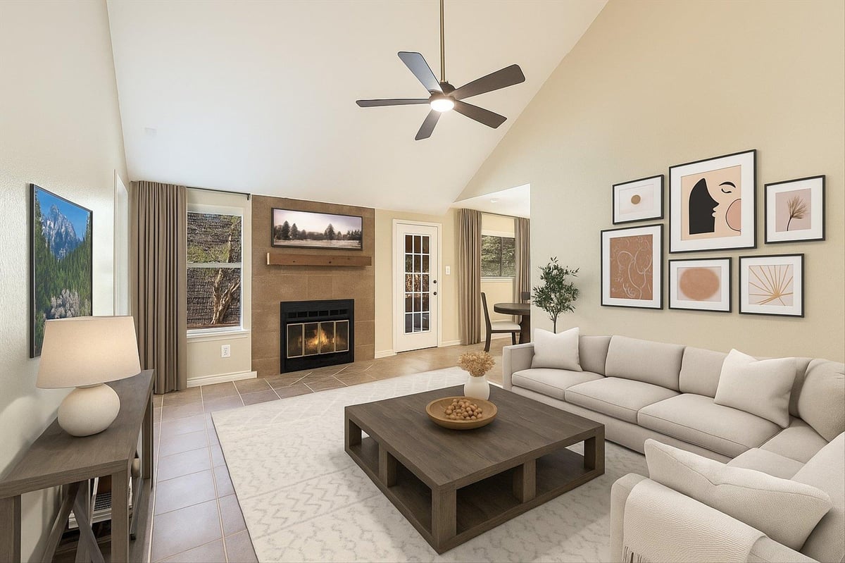 Primary bedroom at 6808 Luckenbach Ln - 4 bed 2 bath home