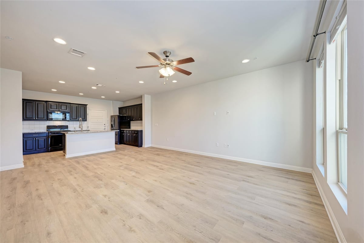 Living area at 6814 E Riverside Dr Unit #32 - 3 bed 2 bath home