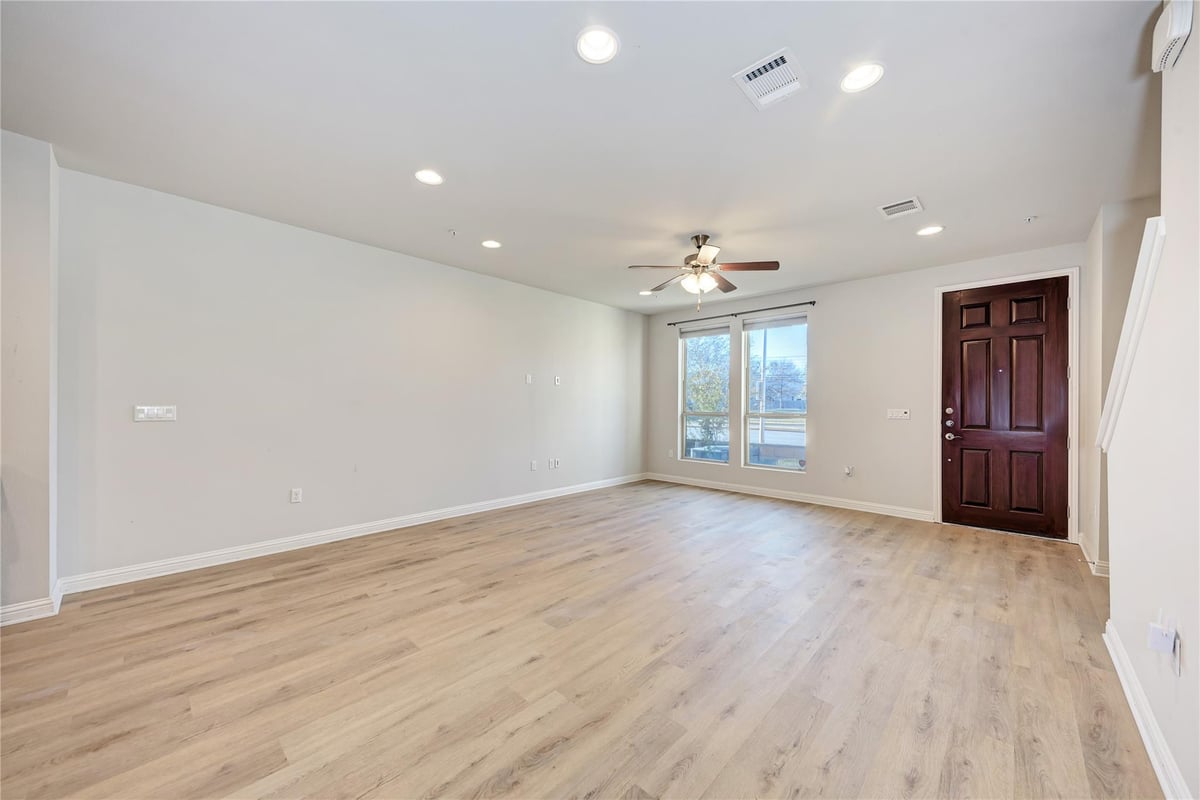 Primary bedroom at 6814 E Riverside Dr Unit #32 - 3 bed 2 bath home