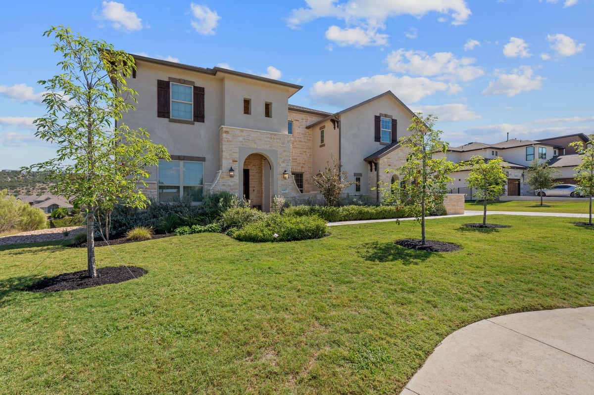 View 6817 Davenport Divide Rd in Sweetwater Ranch 6817 Davenport Divide Rd - front exterior - Luxury home in Sweetwater Ranch, Austin, TX