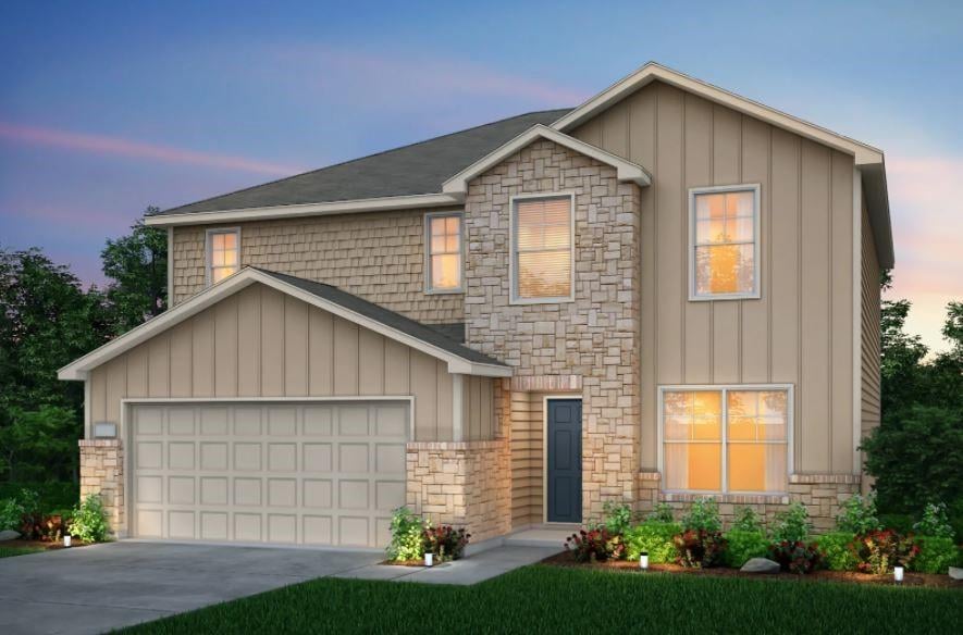 View 6817 Ellsworth Walk in East Parke 6817 Ellsworth Walk - front exterior - Luxury home in East Parke, Austin, TX
