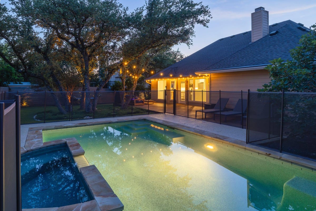 View 6901 Breezy PASS in Oak Hill Heights Sec 4 6901 Breezy PASS - front exterior - Luxury home in Oak Hill Heights Sec 4, Austin, TX