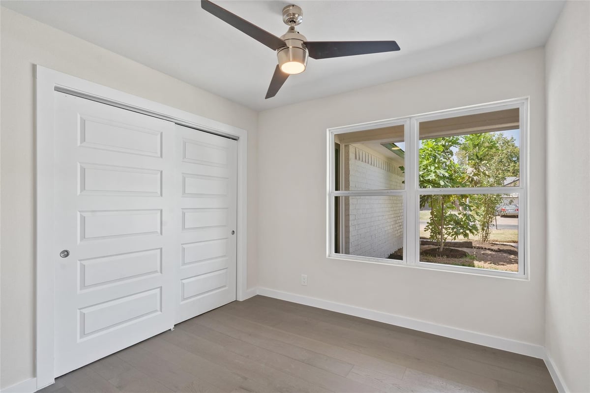 Primary bedroom at 6901 Windrift Way - 3 bed 2 bath home