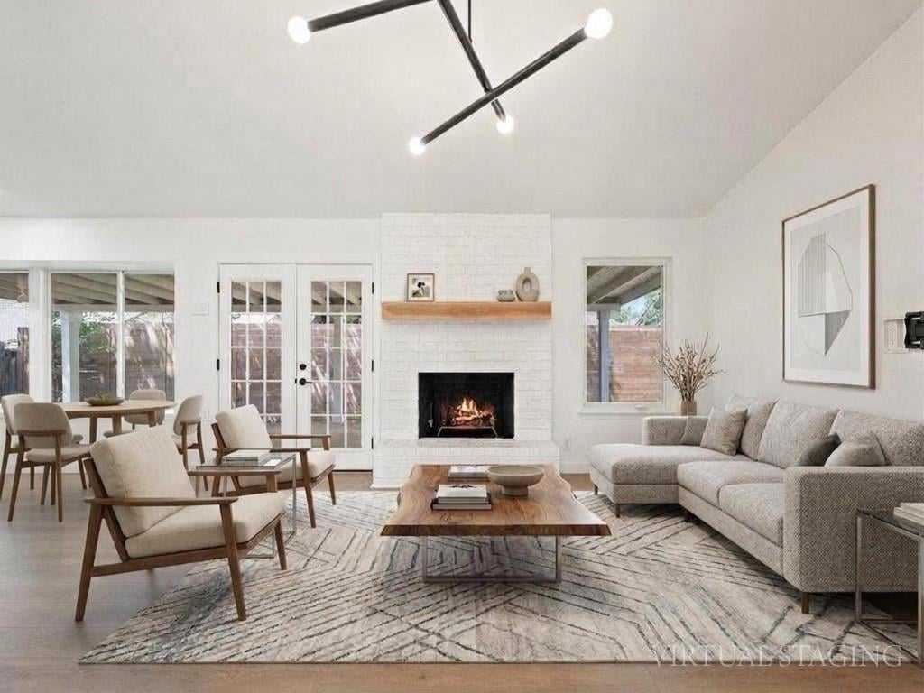 Living area at 6902 Meadow Run - 4 bed 2 bath home