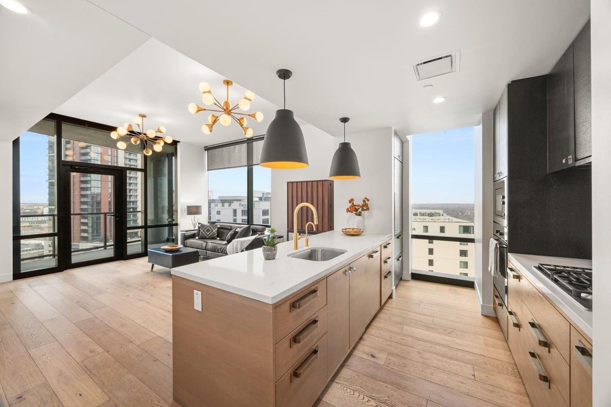 70 Rainey St Unit #1509 - front exterior - Luxury home in 70 Rainey Residences, Austin, TX
