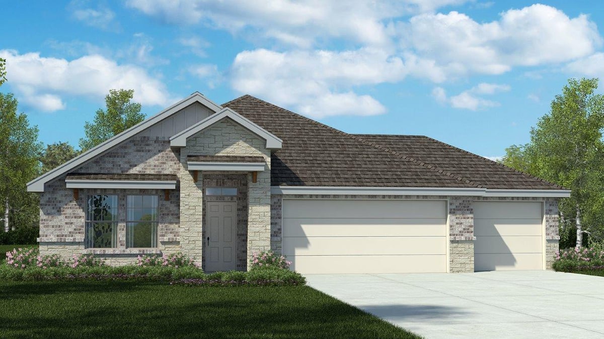 View 700 Gauge RD in Country Meadows 700 Gauge RD - front exterior - Luxury home in Country Meadows, Thorndale, TX