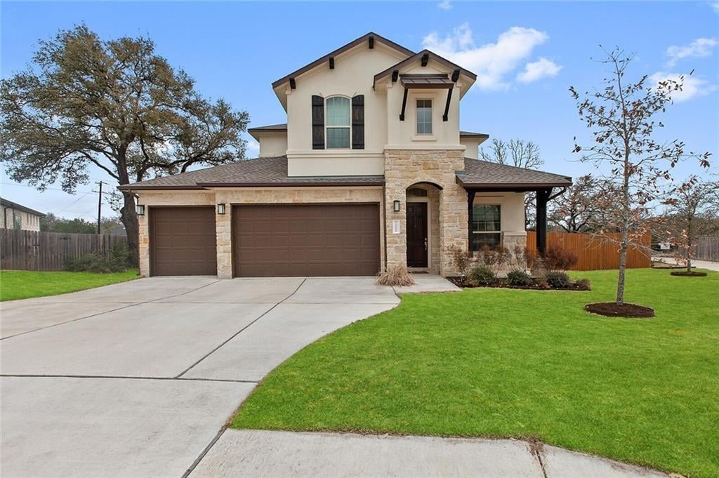 View 7000 Calpe Dr in Avana Ph 2 Sec 1 7000 Calpe Dr - front exterior - Luxury home in Avana Ph 2 Sec 1, Austin, TX