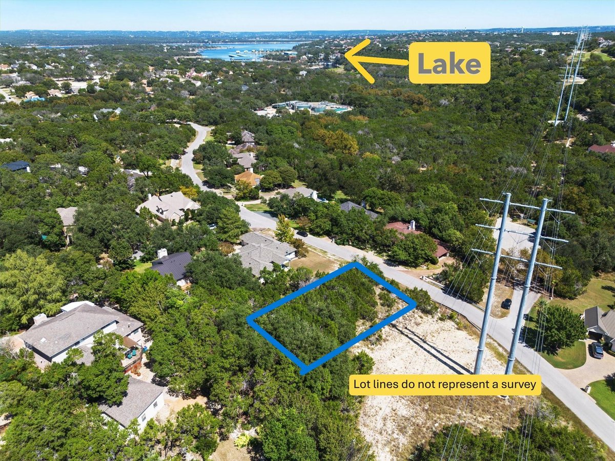 View 704 Palos Verdes Dr in Lakeway Sec 27 704 Palos Verdes Dr - front exterior - Luxury lot in Lakeway Sec 27, Lakeway, TX