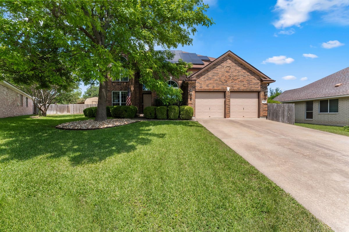 View 705 Princeton DR in Settlers Ridge 705 Princeton DR - front exterior - Luxury home in Settlers Ridge, Pflugerville, TX