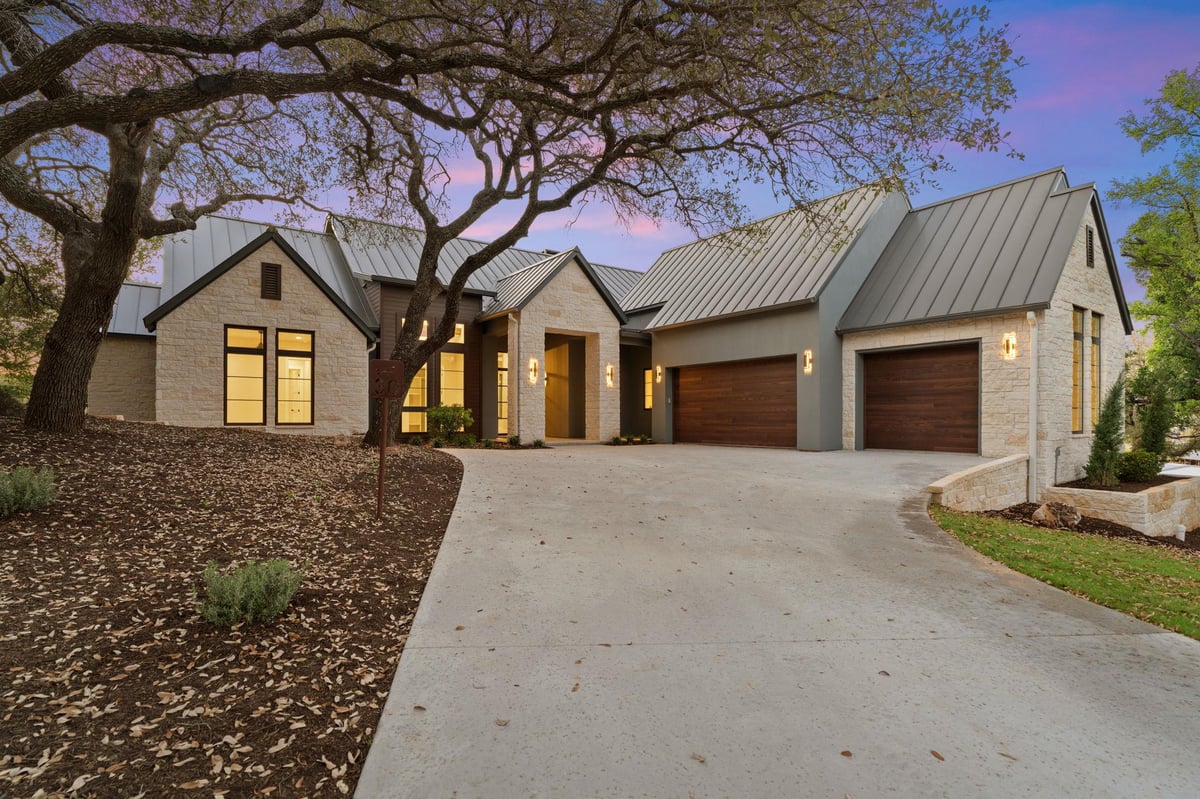 View 705 The Trails Pkwy in Trails of Horseshoe Bay 705 The Trails Pkwy - front exterior - Luxury home in Trails of Horseshoe Bay, Horseshoe Bay, TX