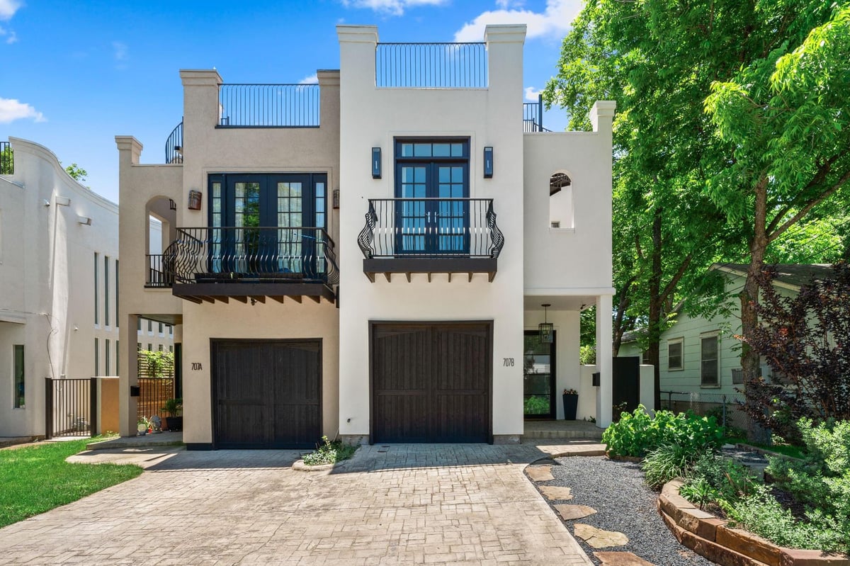 View 707 W Johanna ST Unit #B in Villas At 707 Condo 707 W Johanna ST Unit #B - front exterior - Luxury home in Villas At 707 Condo, Austin, TX