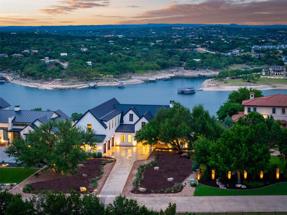 View 708 Watercliffe Dr in Waterford On Lake Travis 708 Watercliffe Dr - front exterior - Luxury home in Waterford On Lake Travis, Leander, TX