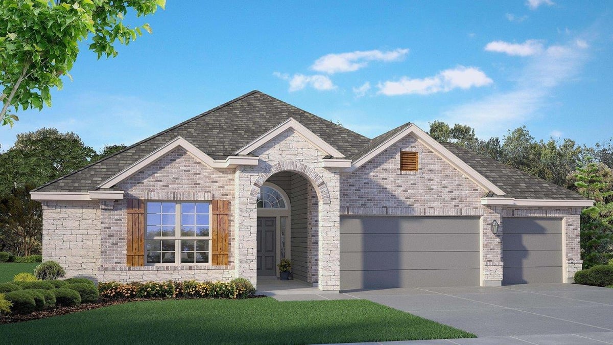 709 Sydney BLVD - front exterior - Luxury home in Country Meadows, Thorndale, TX