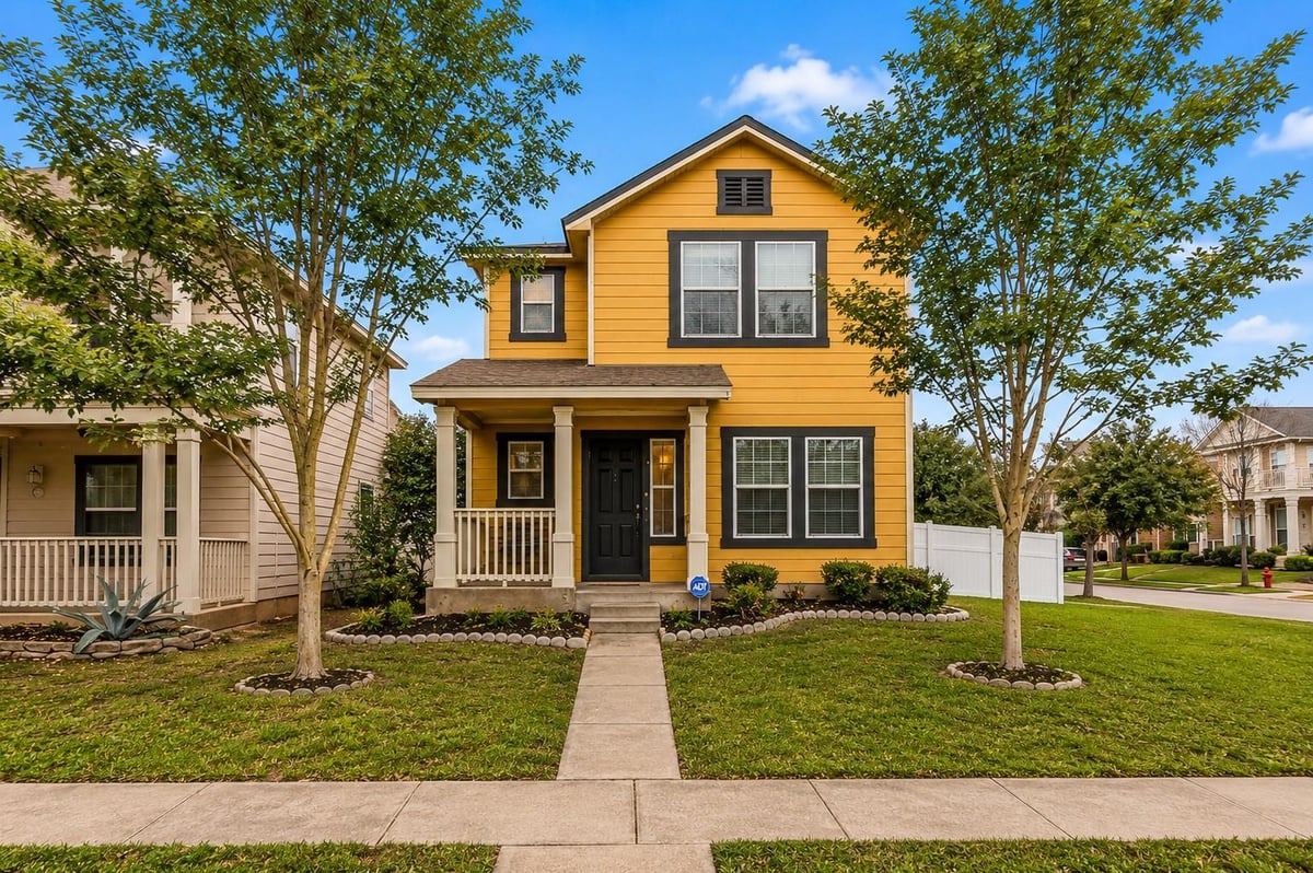 View 710 Alamo Plaza DR in Cedar Park Towncenter Sec 6 710 Alamo Plaza DR - front exterior - Luxury home in Cedar Park Towncenter Sec 6, Cedar Park, TX