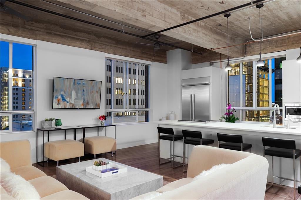 View 710 Colorado St Unit #6H & 6G in Brown Bldg Lofts Condo Amd 710 Colorado St Unit #6H & 6G - front exterior - Luxury home in Brown Bldg Lofts Condo Amd, Austin, TX