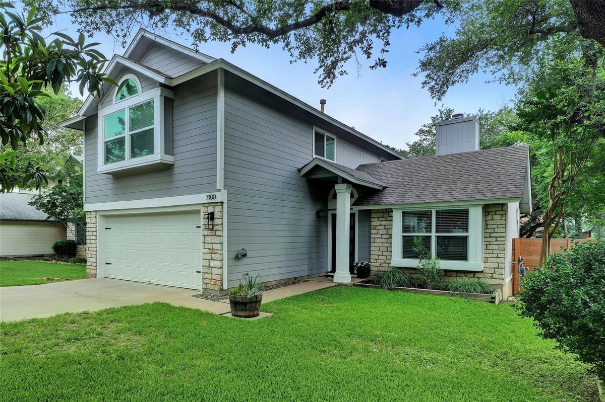 View 7100 Tesoro Trl in Milwood Sec 26b 7100 Tesoro Trl - front exterior - Luxury home in Milwood Sec 26b, Austin, TX