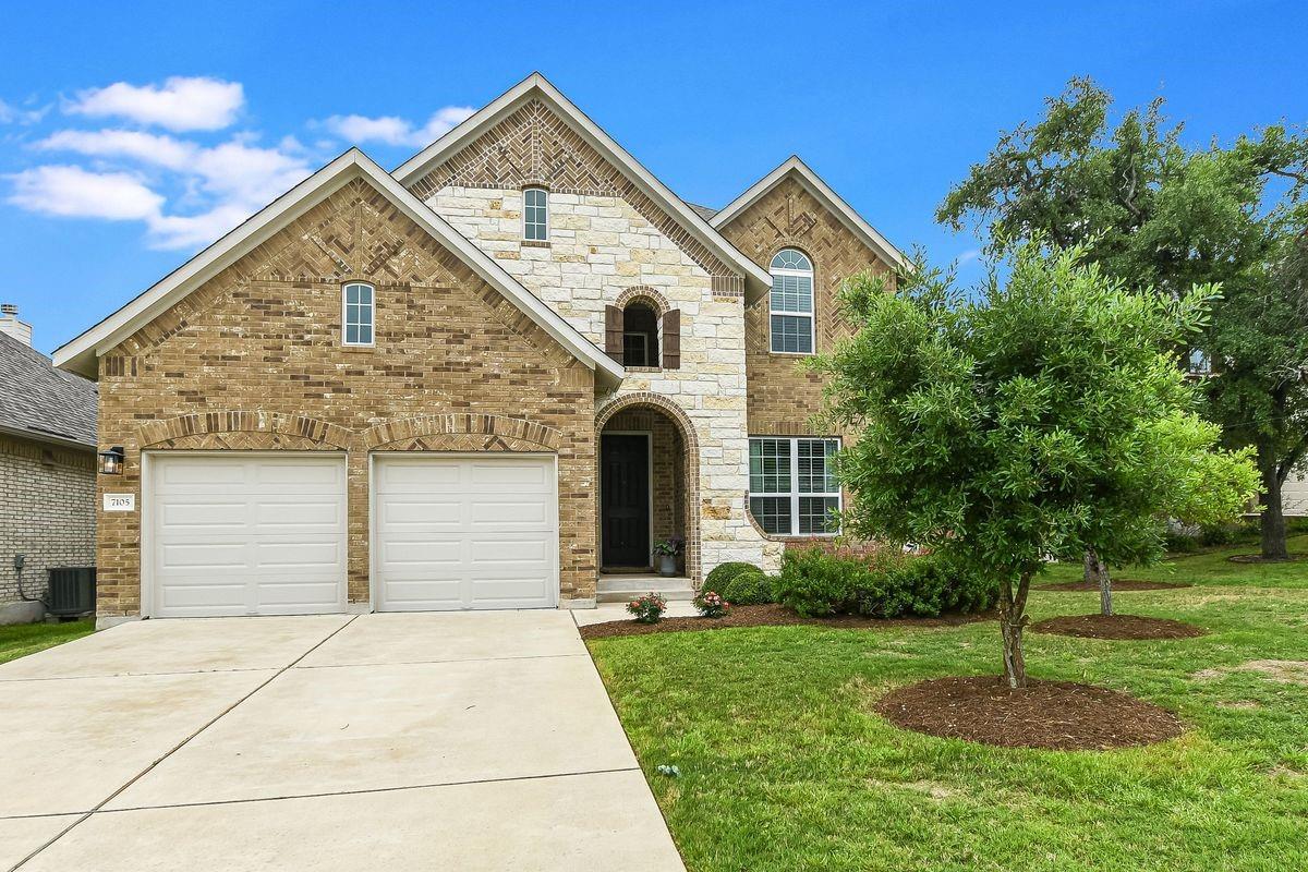 View 7105 Windthorst Cv in Enclave At Covered Bridge 7105 Windthorst Cv - front exterior - Luxury home in Enclave At Covered Bridge, Austin, TX