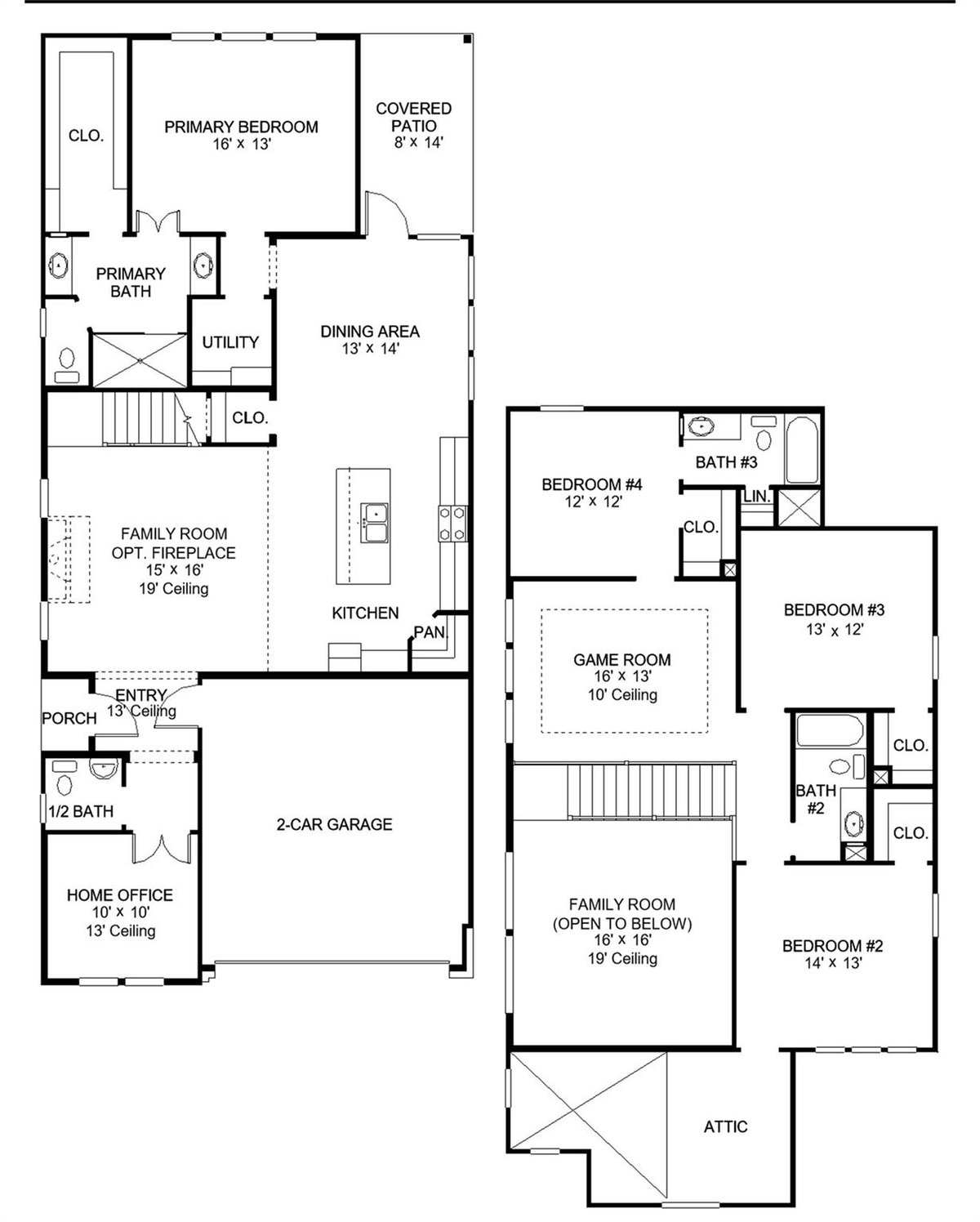 Living area at 7106 Eagle Rose Rd - 4 bed 2 bath home