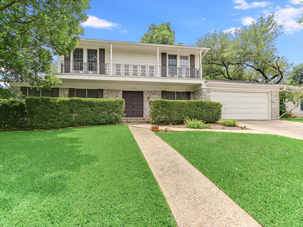 View 7107 Spurlock Dr in Highland Hills Northwest Sec 4 7107 Spurlock Dr - front exterior - Luxury home in Highland Hills Northwest Sec 4, Austin, TX