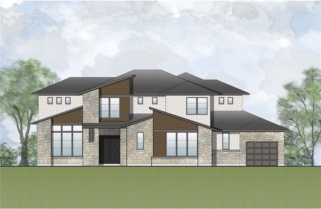 View 7108 Davenport Divide Rd in Sweetwater Ranch Sec 2 Village P3b 7108 Davenport Divide Rd - front exterior - Luxury home in Sweetwater Ranch Sec 2 Village P3b, Austin, TX
