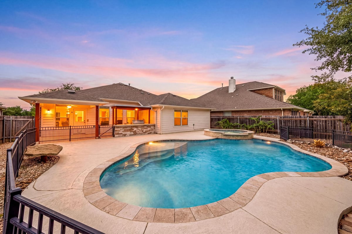View 7109 Cromarty CV in Belhaven Sec 02 7109 Cromarty CV - front exterior - Luxury home in Belhaven Sec 02, Austin, TX
