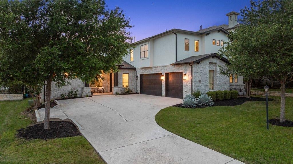 View 712 Crestone Stream Dr in Serene Hills Sub Ph 2e 712 Crestone Stream Dr - front exterior - Luxury home in Serene Hills Sub Ph 2e, Austin, TX