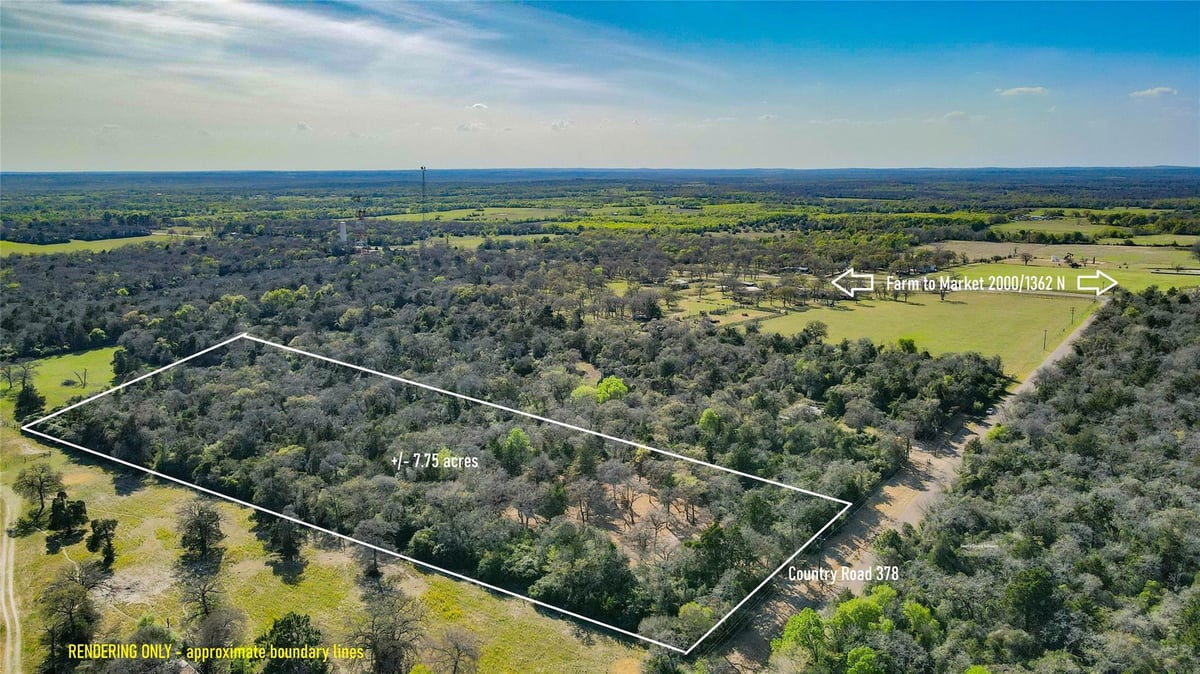 View 7121 County Road 378 in Cedar Creek Ranches 7121 County Road 378 - front exterior - Luxury home in Cedar Creek Ranches, Caldwell, TX