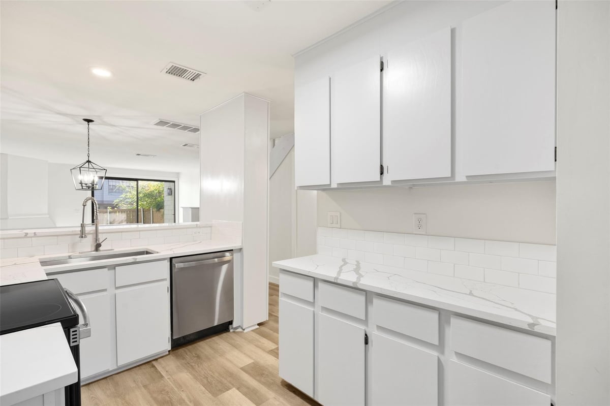 Kitchen at 7122 Wood Hollow Dr Unit #29 - 2 bed 1 bath home