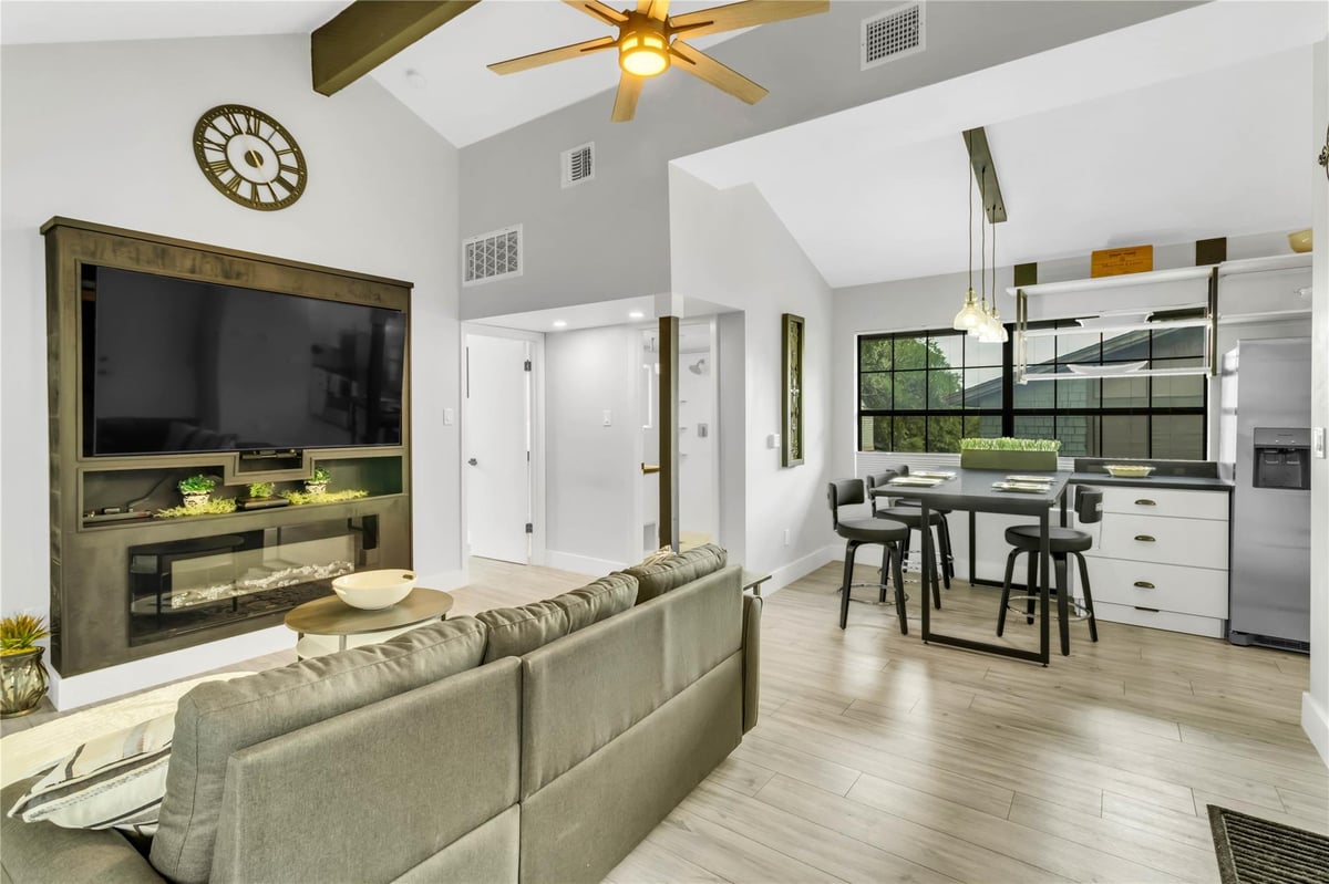 View 7122 Wood Hollow DR Unit #8 in Edgecliff NW Condo Amd 7122 Wood Hollow DR Unit #8 - front exterior - Luxury home in Edgecliff NW Condo Amd, Austin, TX