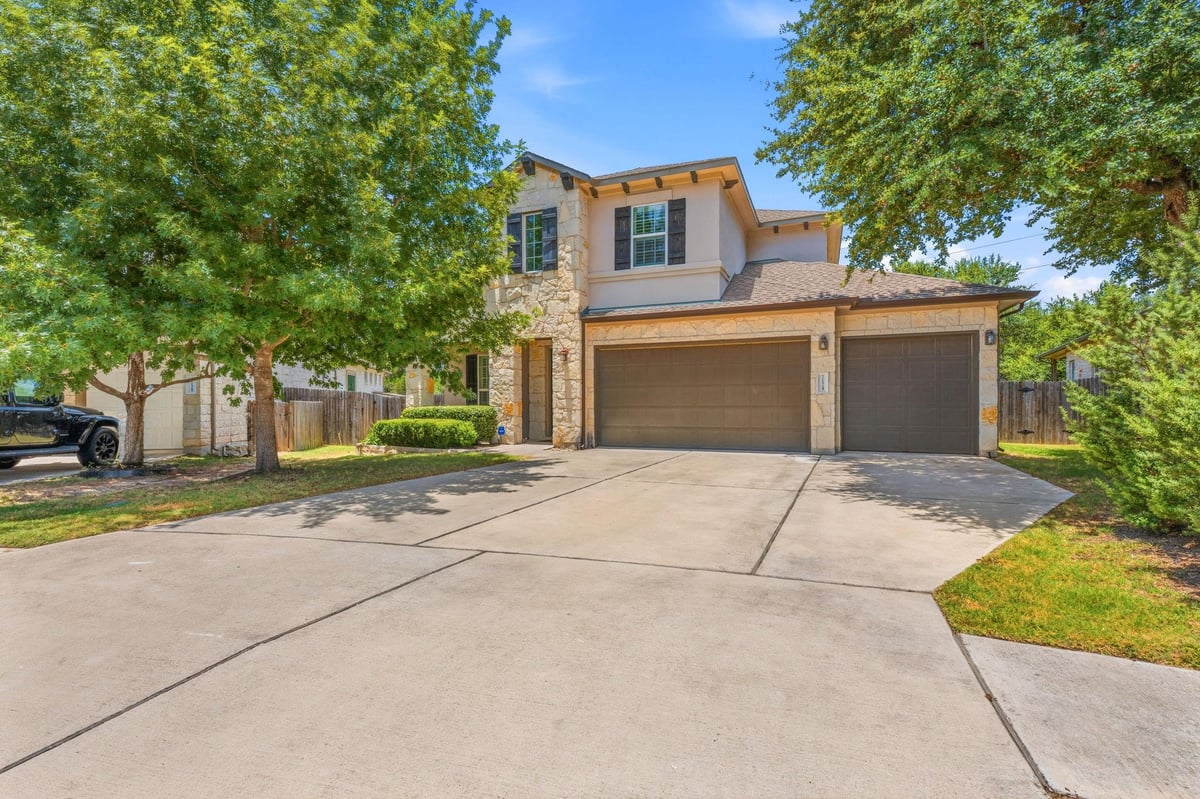View 7124 Calpe DR in Circle C Avana 7124 Calpe DR - front exterior - Luxury home in Circle C Avana, Austin, TX