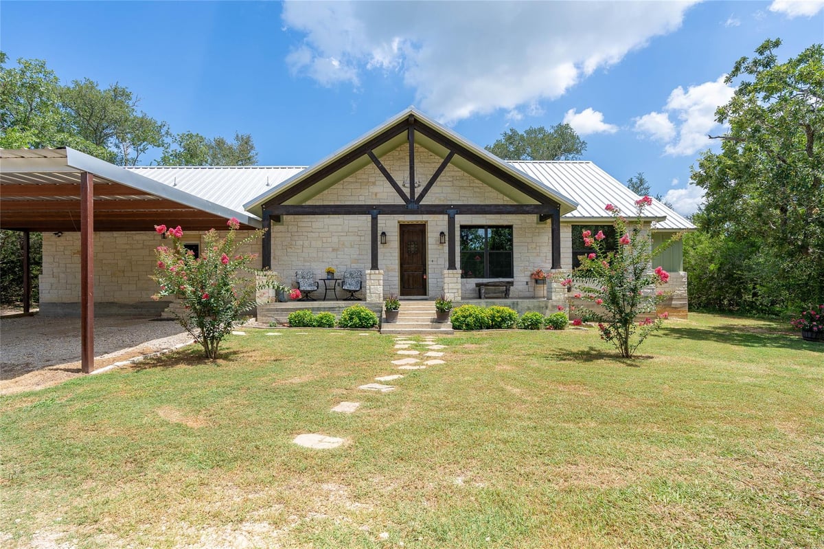 View 7152 Taylorsville RD in Kelly Nichols 7152 Taylorsville RD - front exterior - Luxury home in Kelly Nichols, Dale, TX
