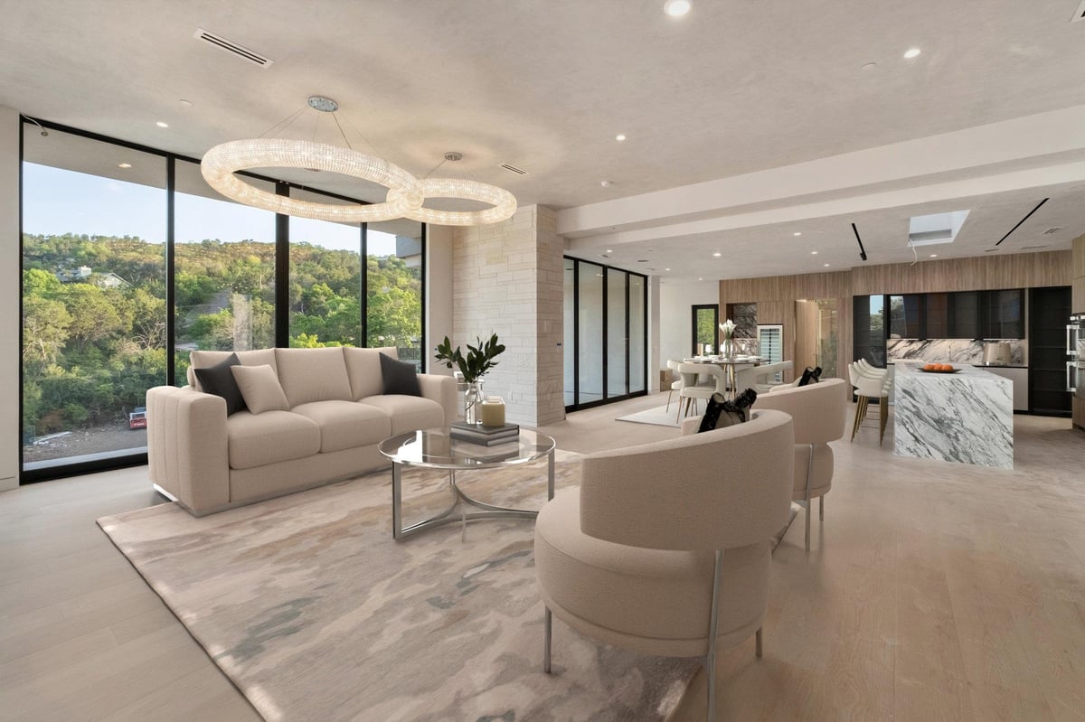 View 716 Laurel Valley Rd in Mayo Add 716 Laurel Valley Rd - living area with 716 Laurel Valley Rd in West Lake Hills - Luxury home in Mayo Add, West Lake Hills...