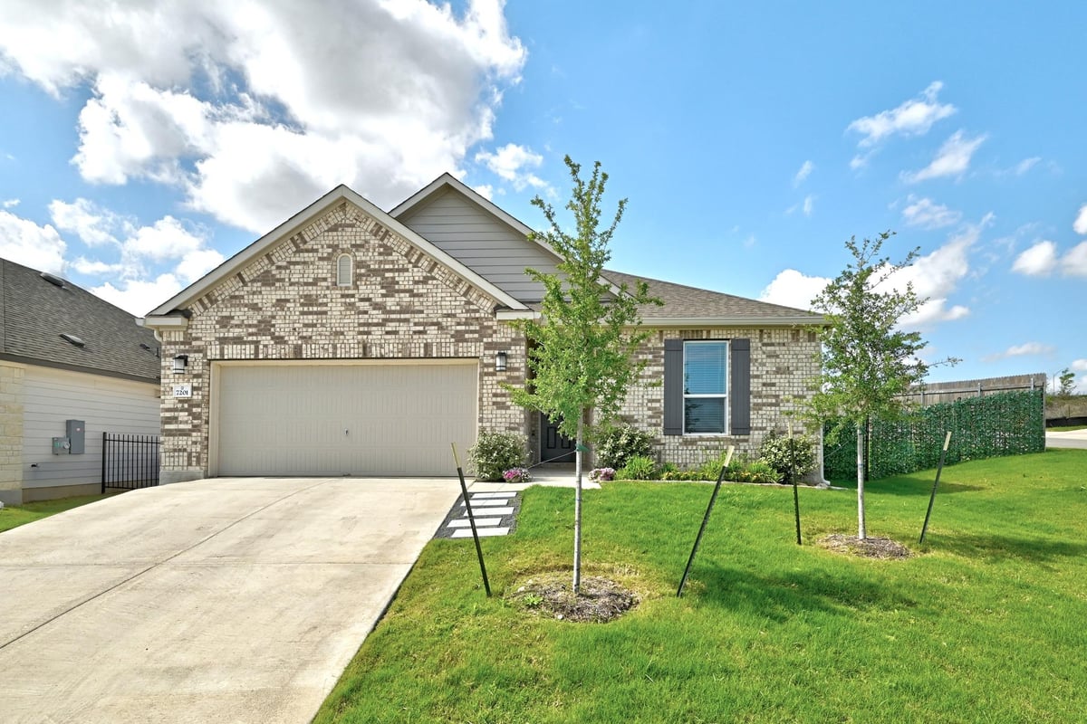View 7201 Calliope Xing in Colton Bluff Ph 3 7201 Calliope Xing - front exterior - Luxury home in Colton Bluff Ph 3, Austin, TX