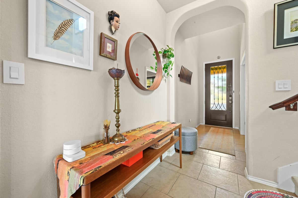 Living area at 7201 Lookout Bluff Ter Unit #D14 - 3 bed 2 bath home