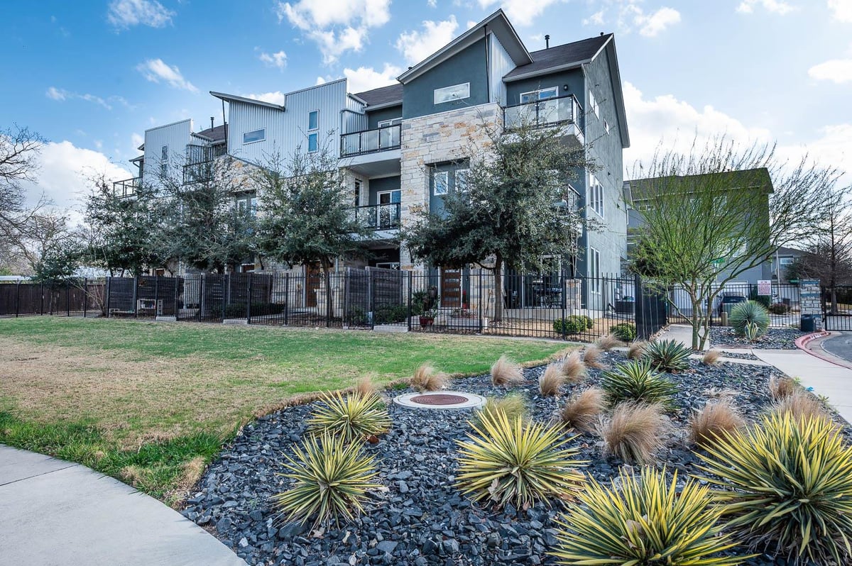 View 7204 Bassett Ct in Eastwood/Riverside Condos 7204 Bassett Ct - front exterior - Luxury home in Eastwood/Riverside Condos, Austin, TX