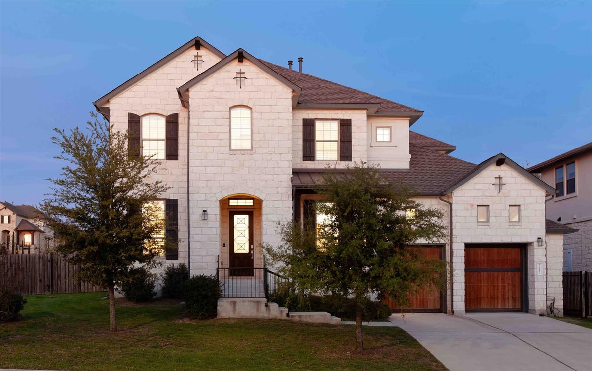 View 7212 Vicenza DR in Avana Ph Two Sec Three 7212 Vicenza DR - front exterior - Luxury home in Avana Ph Two Sec Three, Austin, TX