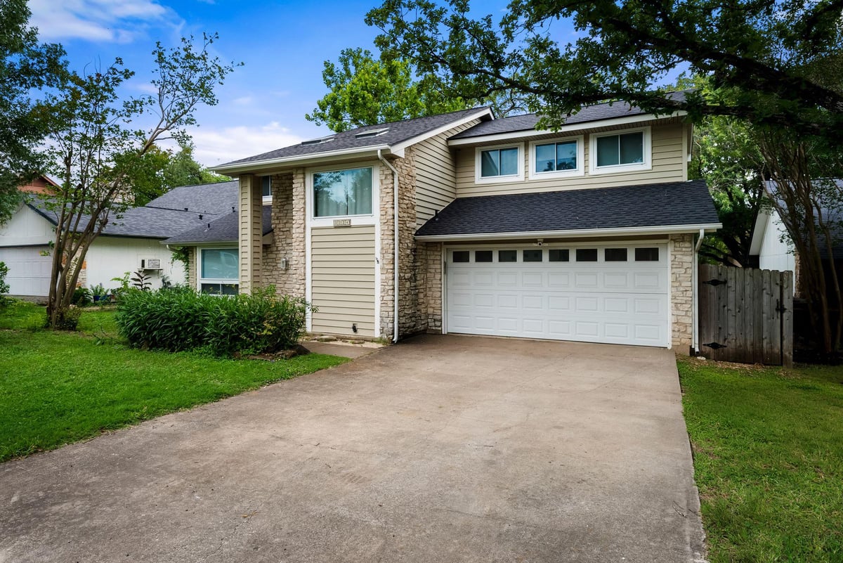 View 7214 Teaberry DR in Beaconridge 04-A 7214 Teaberry DR - front exterior - Luxury home in Beaconridge 04-A, Austin, TX