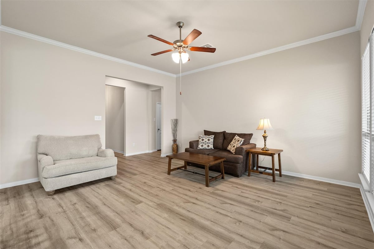 Primary bedroom at 7216 Rosado Dr - 3 bed 2 bath home