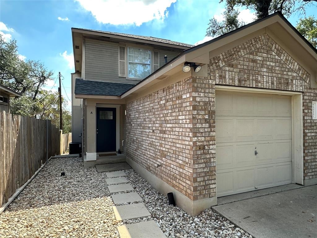 View 7217 Aldea Dr Unit #A in Woodgreen Acres 7217 Aldea Dr Unit #A - front exterior - Luxury home in Woodgreen Acres, Austin, TX